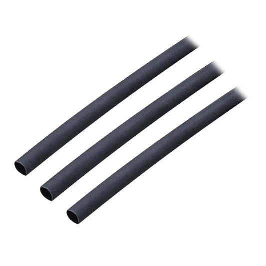 Ancor Adhesive Lined Heat Shrink Tubing (ALT) - 3/16" x 3" - 3-Pack - Black [302103] - Twin Screws Marine Service