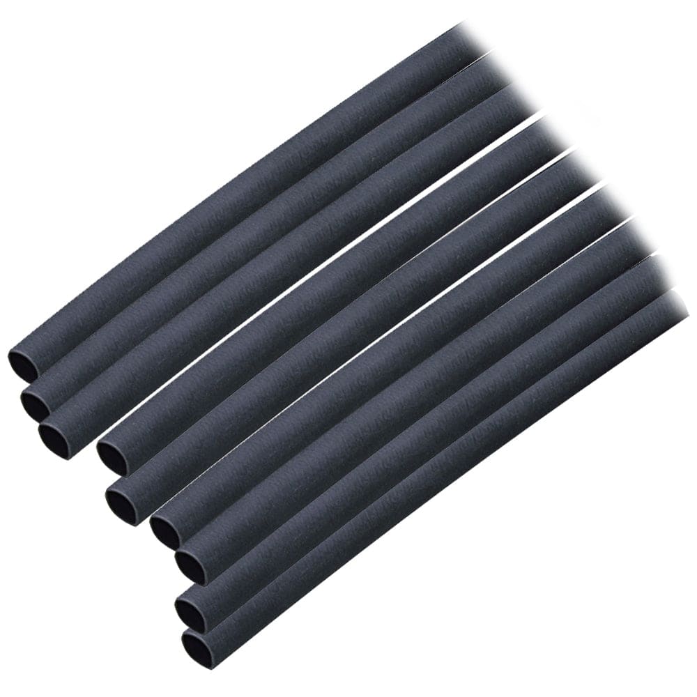 Ancor Adhesive Lined Heat Shrink Tubing (ALT) - 3/16" x 6" - 10-Pack - Black [302106] - Twin Screws Marine Service