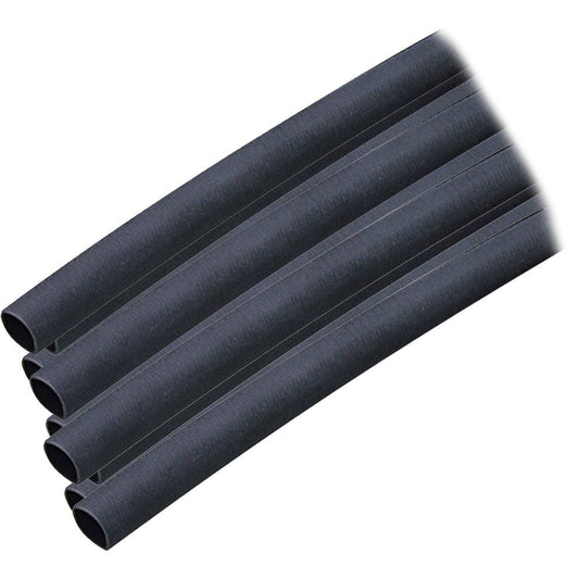 Ancor Adhesive Lined Heat Shrink Tubing (ALT) - 1/4" x 6" - 10-Pack - Black [303106] - Twin Screws Marine Service