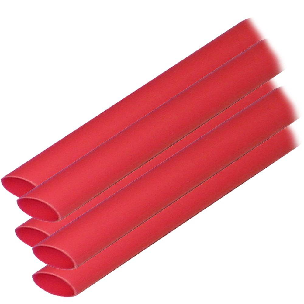 Ancor Adhesive Lined Heat Shrink Tubing (ALT) - 3/8" x 6" - 5-Pack - Red [304606] - Twin Screws Marine Service