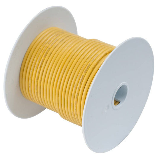Ancor Yellow 18 AWG Tinned Copper Wire - 35' [181003] - Twin Screws Marine Service
