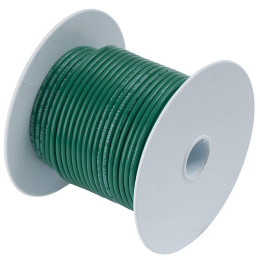 Ancor Green 16 AWG Tinned Copper Wire - 25' [182303] - Twin Screws Marine Service
