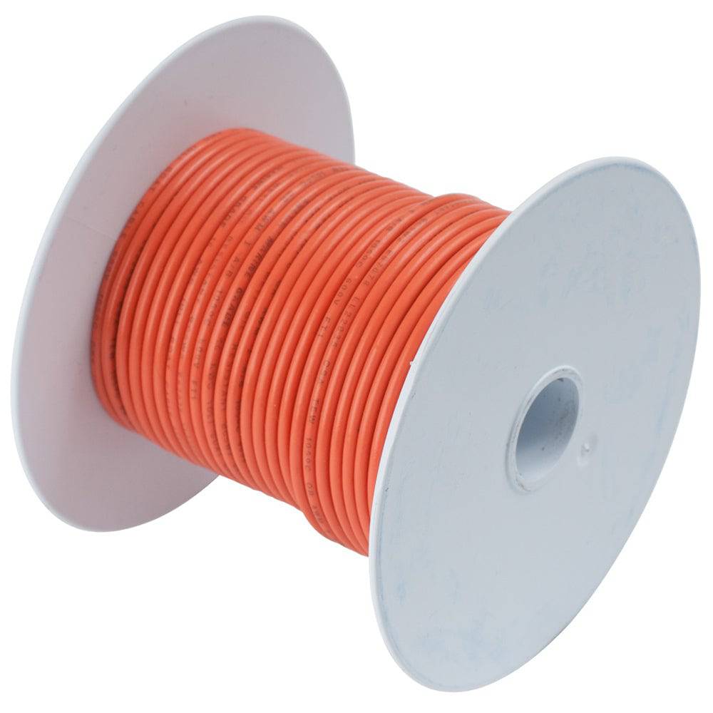 Ancor Orange 16 AWG Tinned Copper Wire - 25' [182503] - Twin Screws Marine Service
