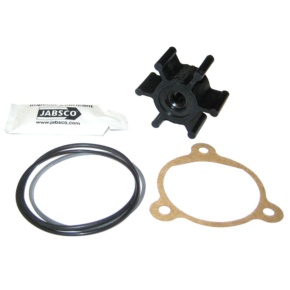 Jabsco Neoprene Impeller Kit w/Cover, Gasket or O-Ring - 6-Blade - 5/16 Shaft Diameter [6303-0001-P] - Twin Screws Marine Service