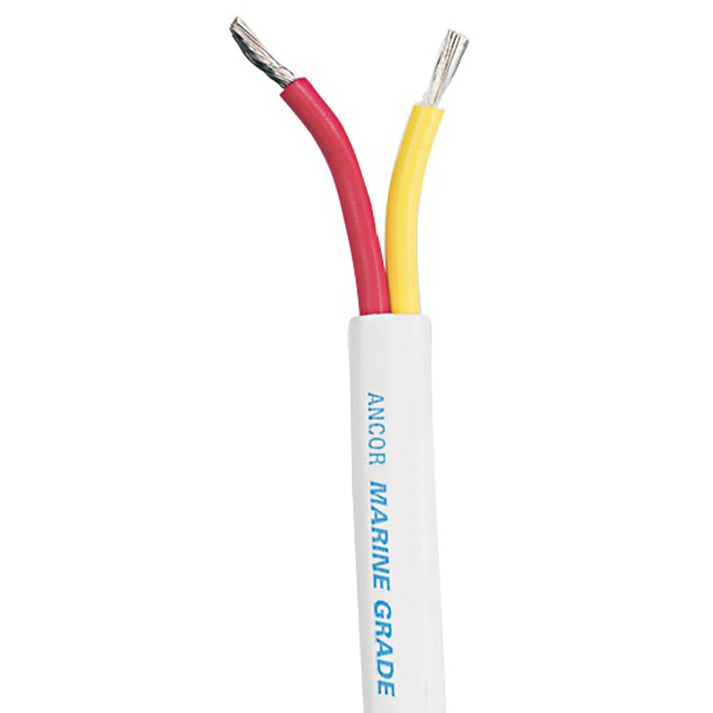 Ancor Safety Duplex Cable - 14/2 AWG - Red/Yellow - Flat - 1,000' [124599] - Twin Screws Marine Service