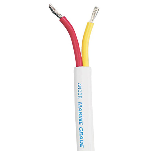 Ancor Safety Duplex Cable - 6/2 AWG - Red/Yellow - Flat - 100' [123710] - Twin Screws Marine Service
