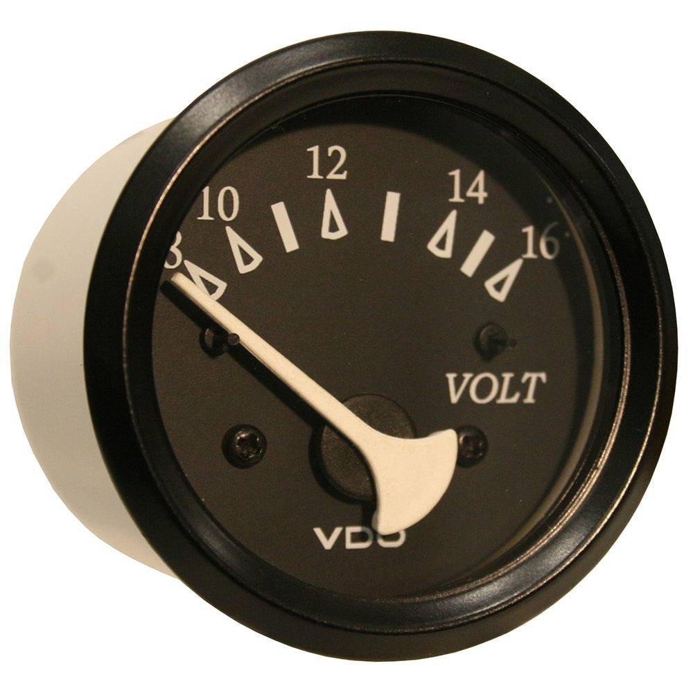VDO Cockpit Marine 52mm (2-1/16") Voltmeter- Black Dial/Bezel [332-11805] - Twin Screws Marine Service
