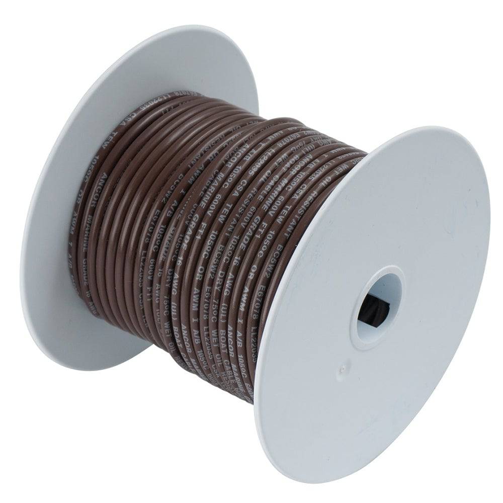 Ancor Brown 12 AWG Tinned Copper Wire - 100' [106210] - Twin Screws Marine Service