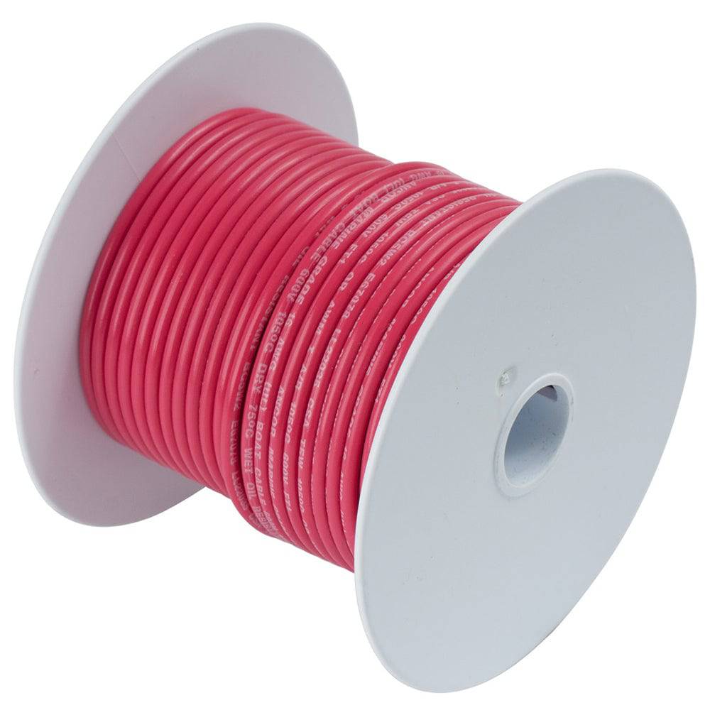Ancor Red 12 AWG Tinned Copper Wire - 250' [106825] - Twin Screws Marine Service