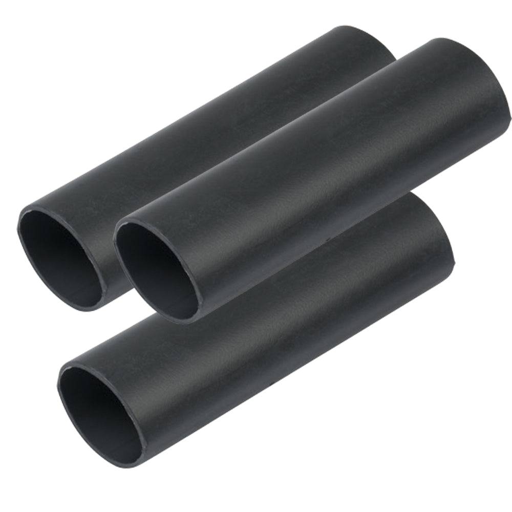 Ancor Heavy Wall Heat Shrink Tubing - 3/4" x 3" - 3-Pack - Black [326103] - Twin Screws Marine Service