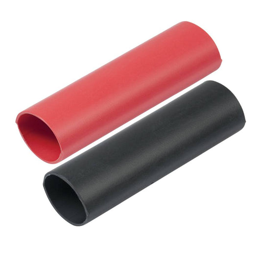 Ancor Heavy Wall Heat Shrink Tubing - 3/4" x 3" - 2-Pack - Black/Red [326202] - Twin Screws Marine Service