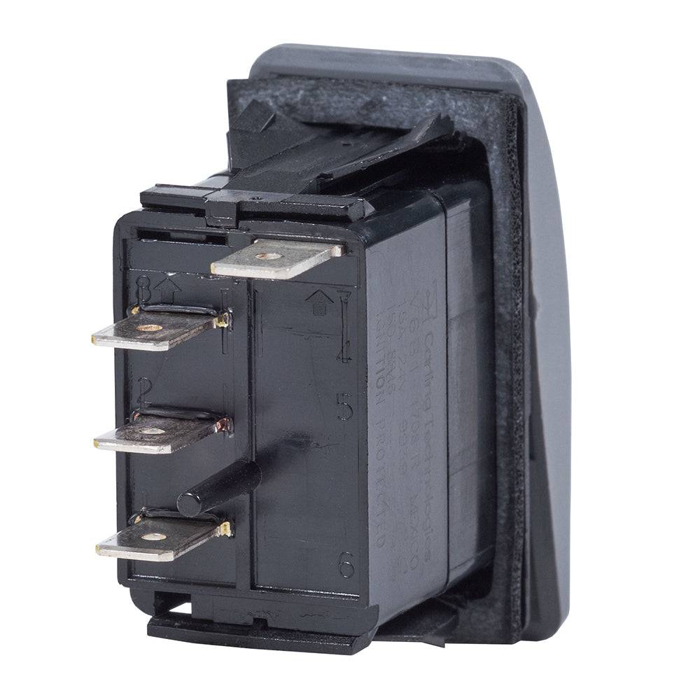 Blue Sea 7931 Contura II Switch SPDT Black - ON-OFF-ON [7931] - Twin Screws Marine Service