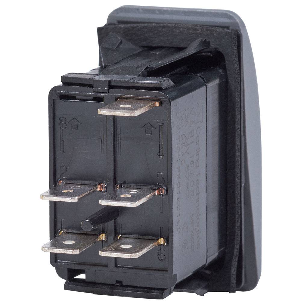 Blue Sea 7934 Contura II Switch DPST Black - OFF-ON [7934] - Twin Screws Marine Service