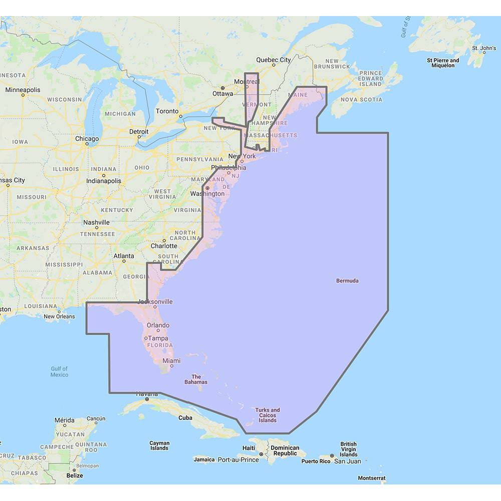 Furuno U.S. East Coast, Bahamas  Bermuda - Vector Charts  Standard Resolution Satellite Photos f/Bahamas - Unlock Code [MM3-VNA-022] - Twin Screws Marine Service