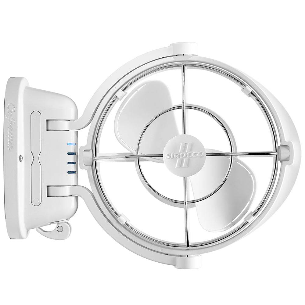 SEEKR by Caframo Sirocco II 3-Speed 7" Gimbal Fan - White - 12-24V [7010CAWBX] - Twin Screws Marine Service