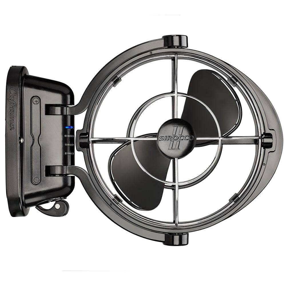 SEEKR by Caframo Sirocco II 3-Speed 7" Gimbal Fan - Black - 12-24V [7010CABBX] - Twin Screws Marine Service