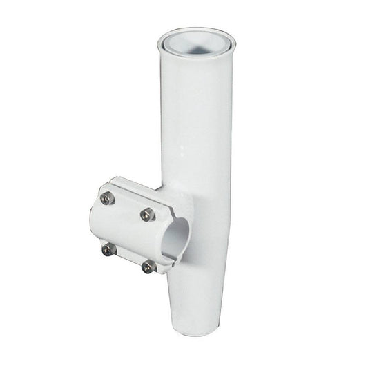 Lee's Clamp-On Rod Holder - White Aluminum - Horizontal Mount - Fits 1.900" O.D. Pipe [RA5204WH] - Twin Screws Marine Service
