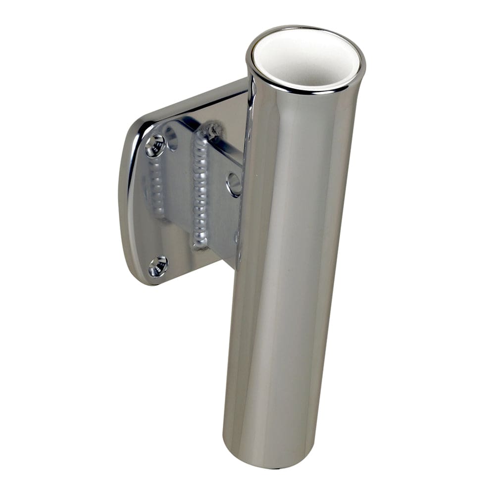 C.E. Smith Single Aluminum 5 Degree Transom Mount Rod Holder [53750] - Twin Screws Marine Service
