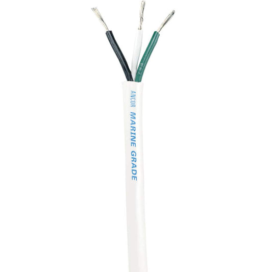 Ancor White Triplex Cable - 16/3 AWG - Round - 100' [133710] - Twin Screws Marine Service