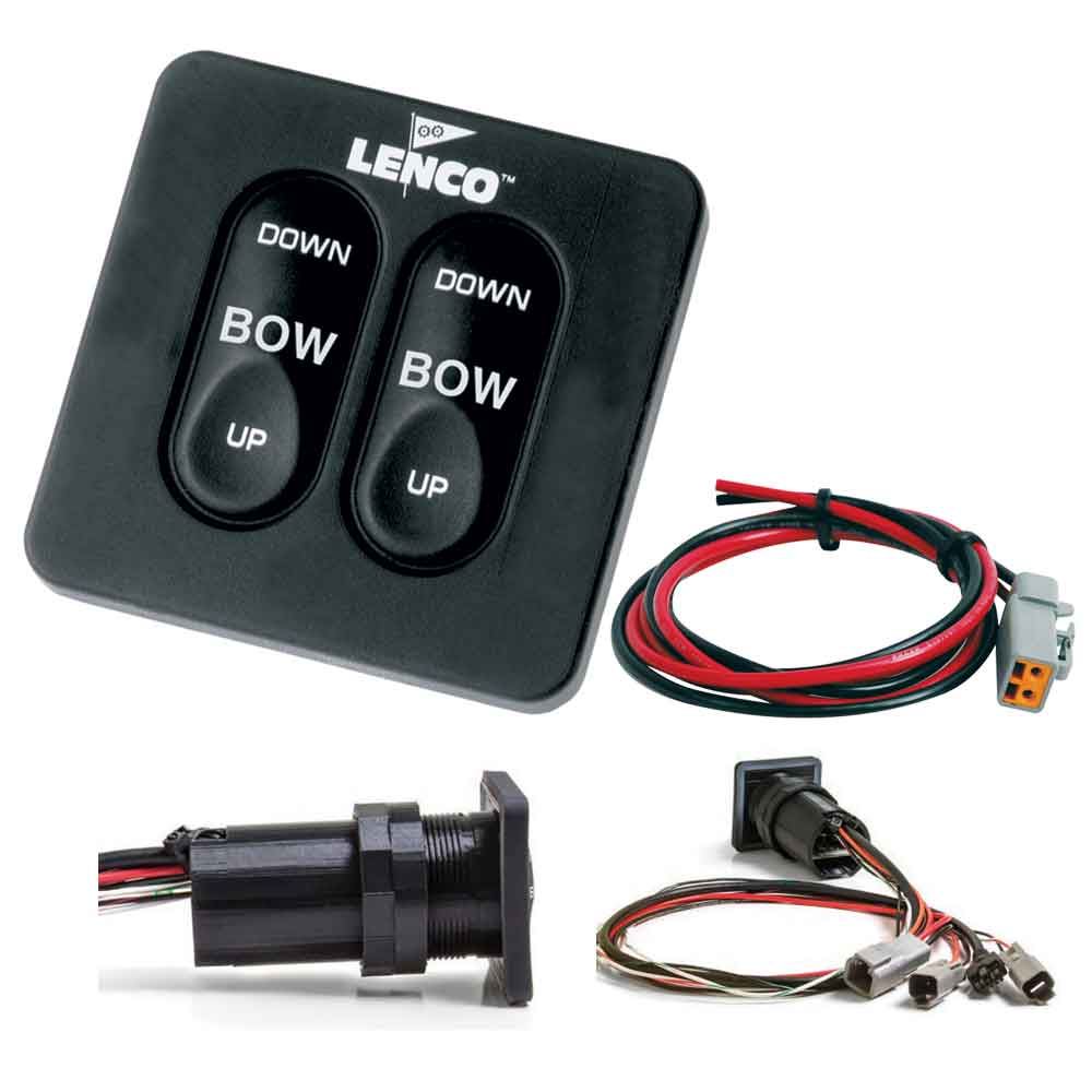 Lenco Standard Integrated Tactile Switch Kit w/Pigtail f/Single Actuator Systems [15169-001] - Twin Screws Marine Service