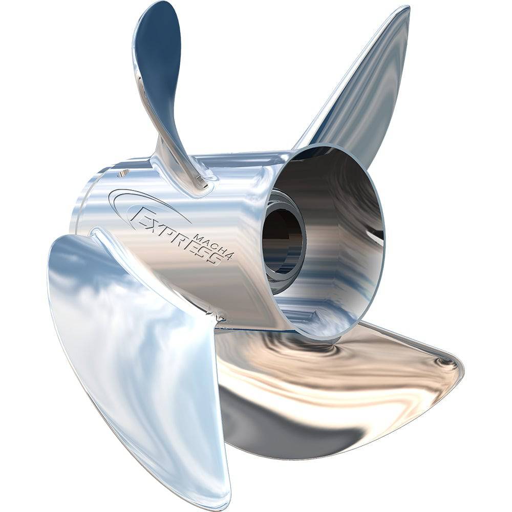 Turning Point Express Mach4 - Right Hand - Stainless Steel Propeller - EX1/EX2-1321-4 - 4-Blade - 13" x 21 Pitch [31432130] - Twin Screws Marine Service