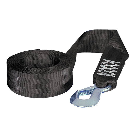 Fulton 2" x 12' Winch Strap w/Hook - 1,800lbs Max Load [501208] - Twin Screws Marine Service