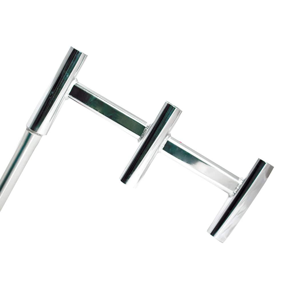 Tigress Offset Triple Aluminum Rod Holder - Straight Butt [88149-1] - Twin Screws Marine Service