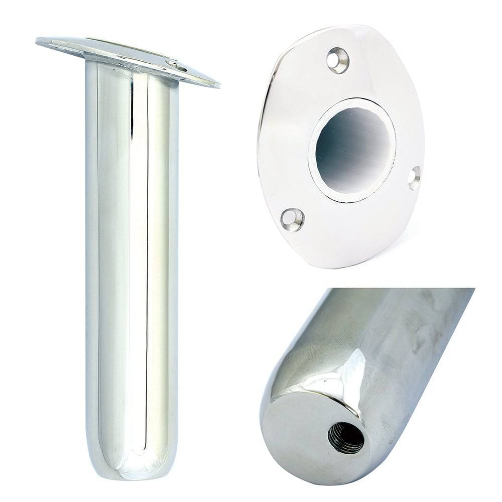 Tigress Oval Head Closed Base Rod Holder - 0 Degree - 9" [88537] - Twin Screws Marine Service