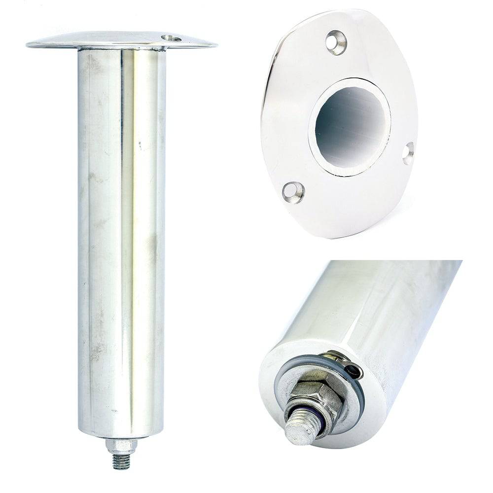 Tigress 3 Hole Swivel Oval Head Rod Holder - 0 Degree - 10-1/2" [88522] - Twin Screws Marine Service