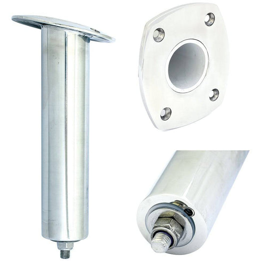 Tigress 4 Hole Extra Long Swivel Rectangular Head Rod Holder - 15 Degree - 12-1/2" [88524XL] - Twin Screws Marine Service