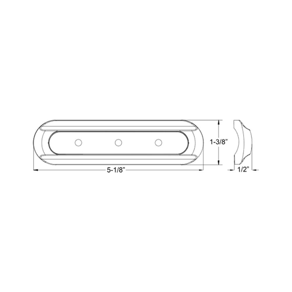 TACO 4-LED Deck Light - Flat Mount - White Housing [F38-8800W-1] - Twin Screws Marine Service