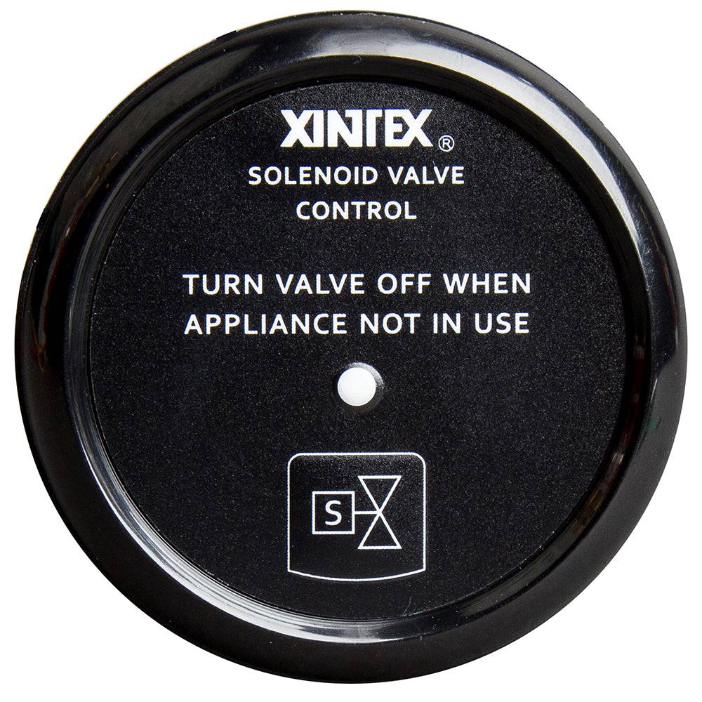 Fireboy-Xintex Propane Control  Solenoid Valve w/Black Bezel Display [C-1B-R] - Twin Screws Marine Service