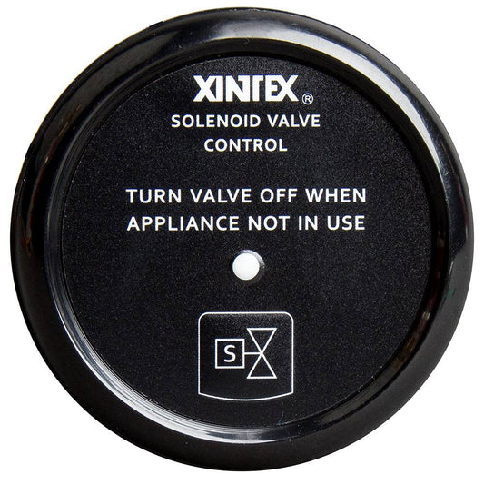 Fireboy-Xintex Propane Control  Solenoid Valve w/Black Bezel Display [C-1B-R] - Twin Screws Marine Service
