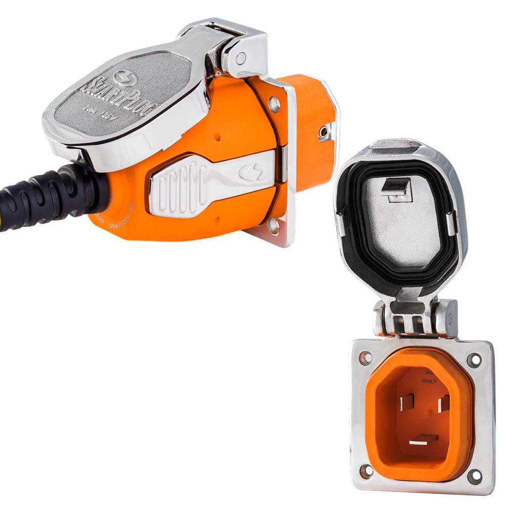 SmartPlug 30 AMP Inlet  Female Cord Connector Combo - Stainless Steel [B30ASSYNT] - Twin Screws Marine Service