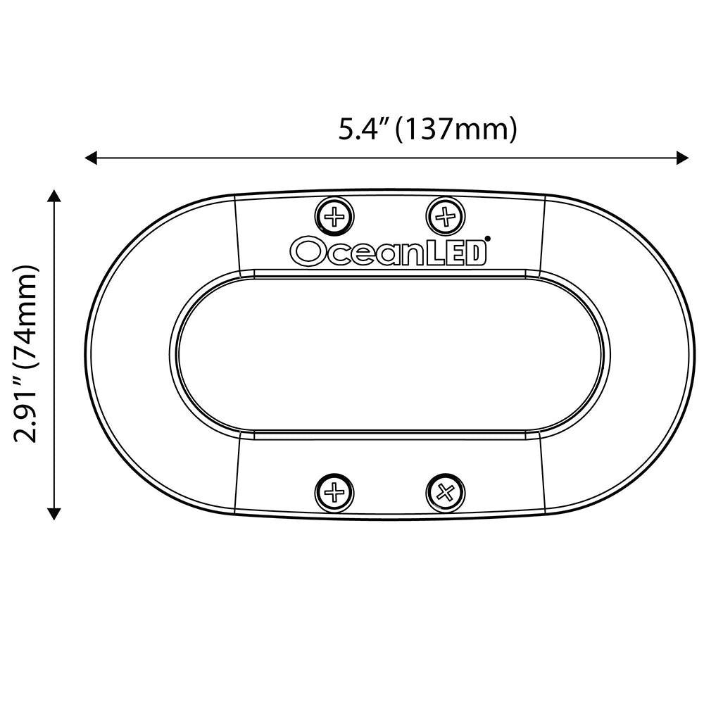 OceanLED X-Series X4 - Midnight Blue LEDs [012302B] - Twin Screws Marine Service