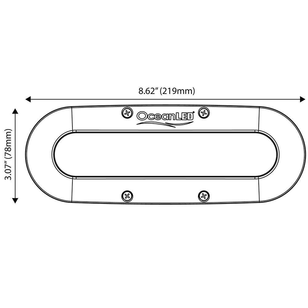 OceanLED X-Series X8 - Midnight Blue LEDs [012305B] - Twin Screws Marine Service