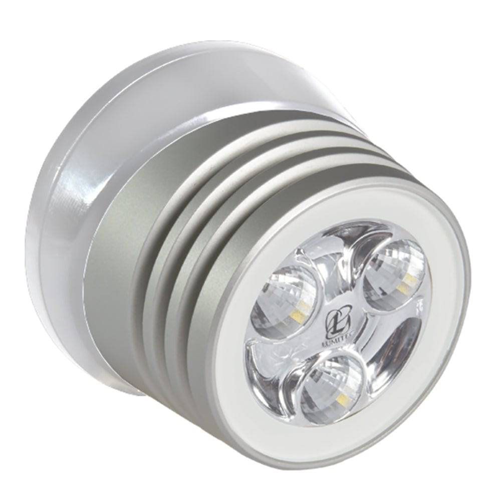 Lumitec Zephyr LED Spreader/Deck Light - Brushed White Base - White Non-Dimming [101325] - Twin Screws Marine Service