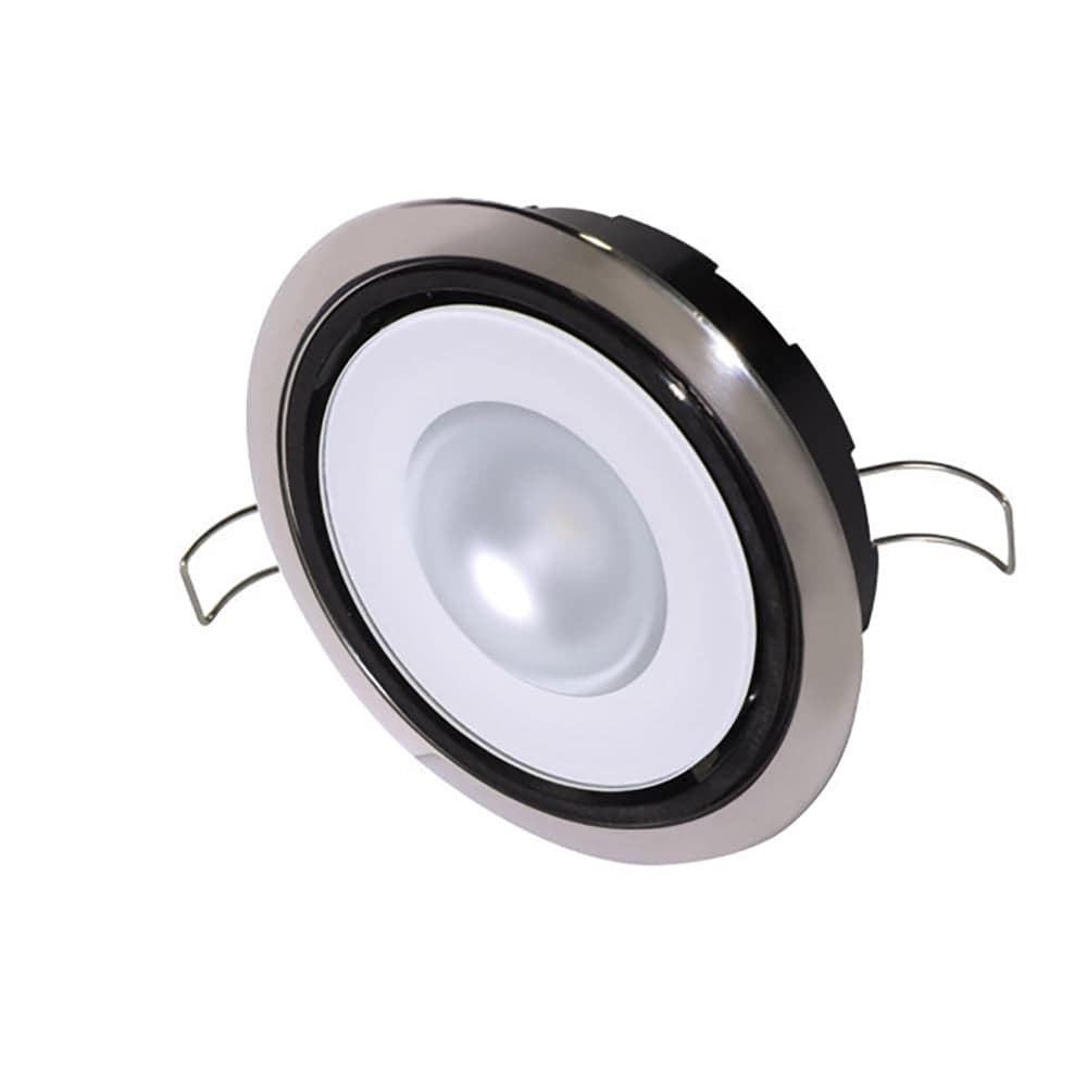 Lumitec Mirage Positionable Down Light - Spectrum RGBW Dimming - Polished Bezel [115117] - Twin Screws Marine Service