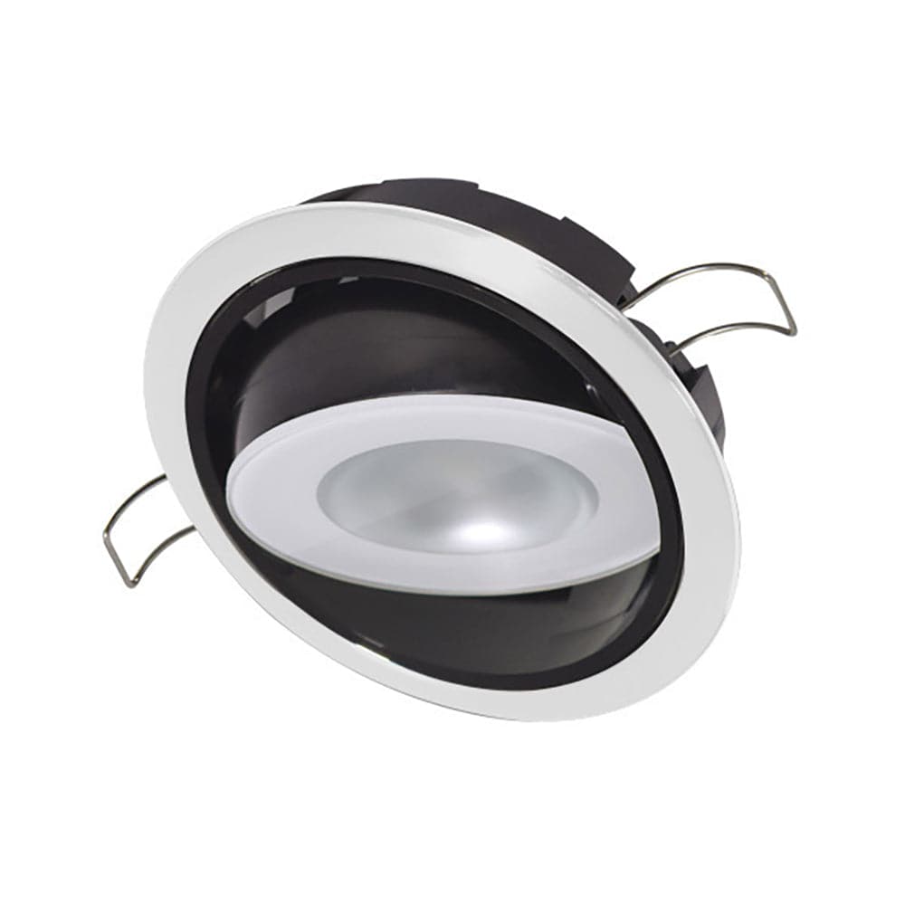 Lumitec Mirage Positionable Down Light - Spectrum RGBW Dimming - White Bezel [115127] - Twin Screws Marine Service