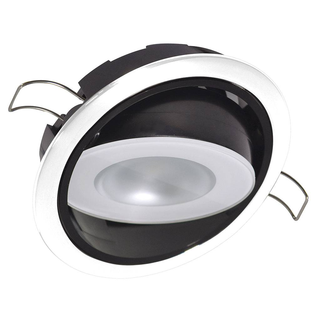 Lumitec Mirage Positionable Down Light - Spectrum RGBW Dimming - White Bezel [115127] - Twin Screws Marine Service