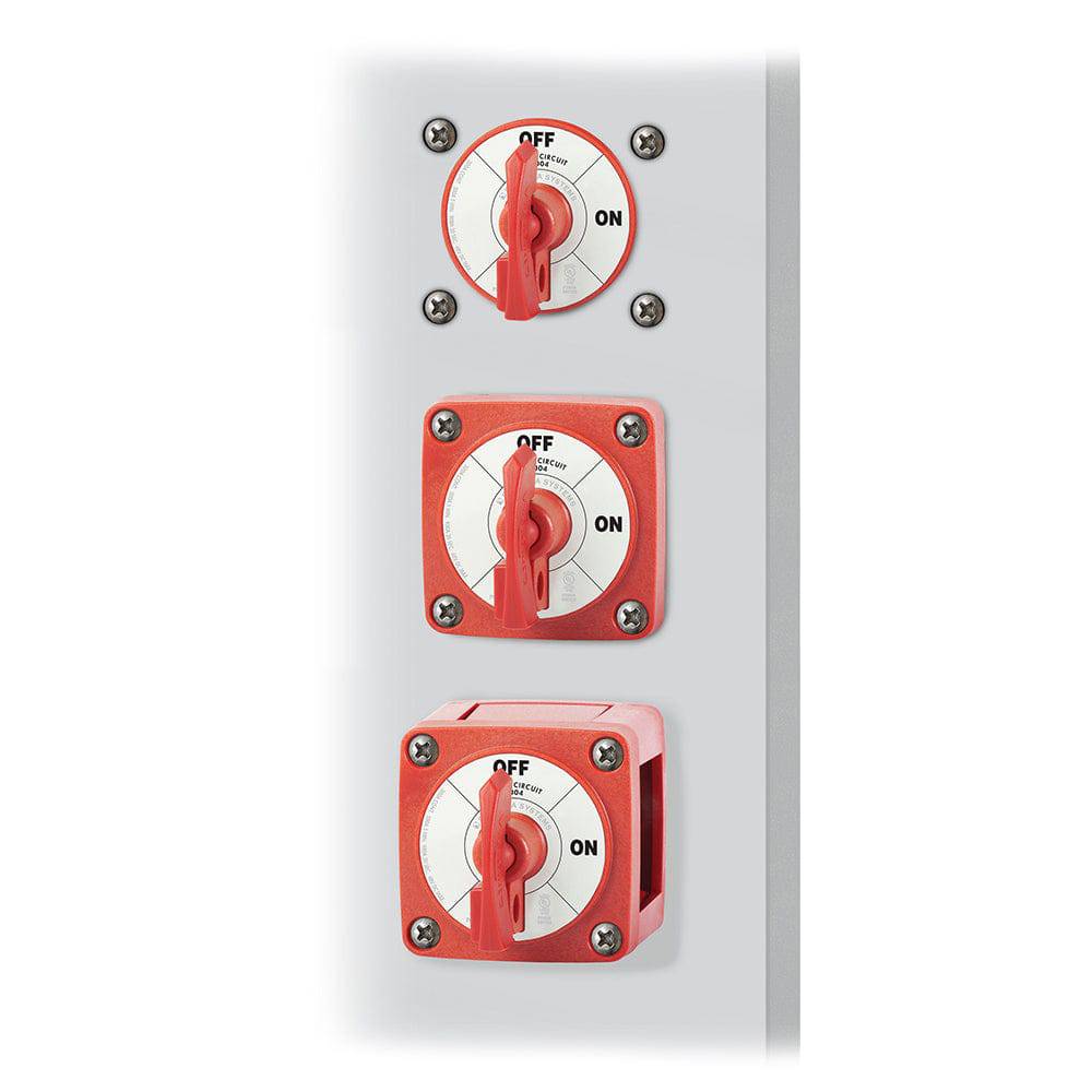 Blue Sea 6004 Single Circuit ON-OFF w/Locking Key - Red [6004] - Twin Screws Marine Service
