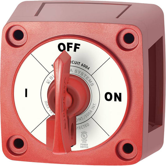 Blue Sea 6004 Single Circuit ON-OFF w/Locking Key - Red [6004] - Twin Screws Marine Service