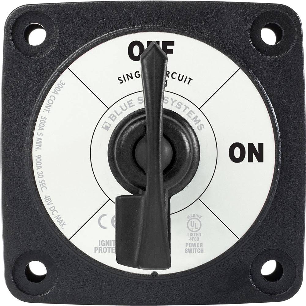 Blue Sea 6004200 Single Circuit ON-OFF w/Locking Key - Black [6004200] - Twin Screws Marine Service