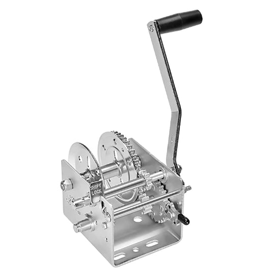 Fulton 2000lb 2-Speed Winch - Strap Not Included [142400] - Twin Screws Marine Service