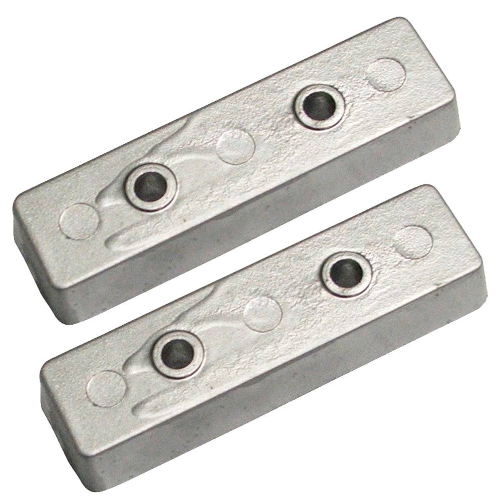 Tecnoseal TEC-BNT Bennett Trim Tab Anode - Zinc - Pair [TEC-BNT] - Twin Screws Marine Service