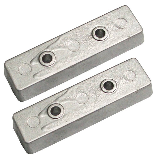 Tecnoseal TEC-BNT Bennett Trim Tab Anode - Zinc - Pair [TEC-BNT] - Twin Screws Marine Service