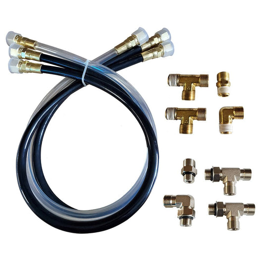 Octopus 30" Hose & Fitting Kit Including Orb & NPT Helm Fittings [OC17SUK42] - Twin Screws Marine Service