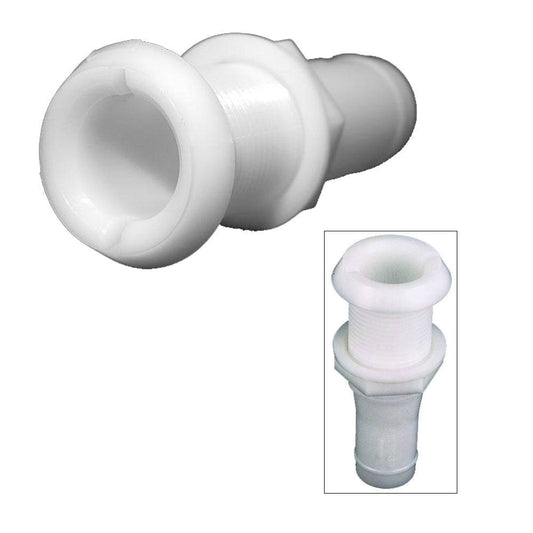 Perko 1-1/8" Thru-Hull Fitting f/Hose Narrow Flange - Plastic [0301DP6A] - Twin Screws Marine Service