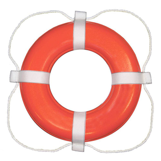Taylor Made Foam Ring Buoy - 30" - Orange w/White Grab Line [383] - Twin Screws Marine Service