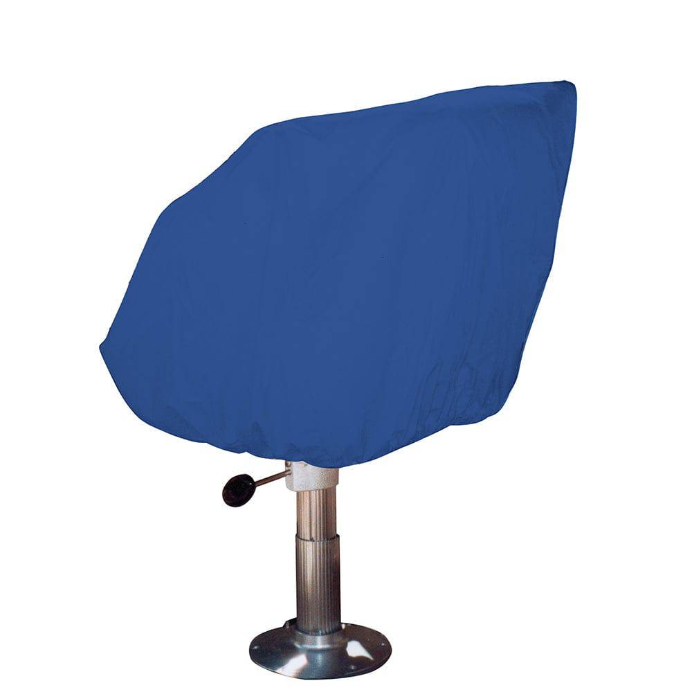 Taylor Made Helm/Bucket/Fixed Back Boat Seat Cover - Rip/Stop Polyester Navy [80230] - Twin Screws Marine Service